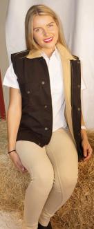 Oilskin Vest Polar Fleece Lined