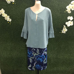 3RD Love Bell Layered Sleeve Top