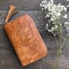 Hand Tooled Boho Arrow Wallet