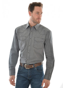 Pure Western Men's Baldwin Print Long Sleeve Shirt