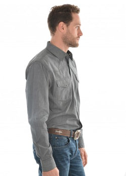 Pure Western Men's Baldwin Print Long Sleeve Shirt