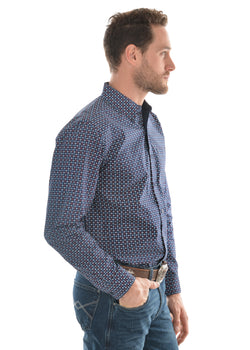 Pure Western Men's Steve Print Button Down Long Sleeve Shirt