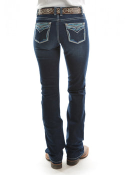 Pure Western Ladies Alice Relaxed Rider 36 Leg Jeans