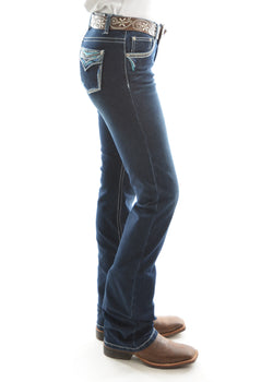 Pure Western Ladies Alice Relaxed Rider 36 Leg Jeans