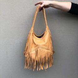 Stitch & Fringe Slouch Bag