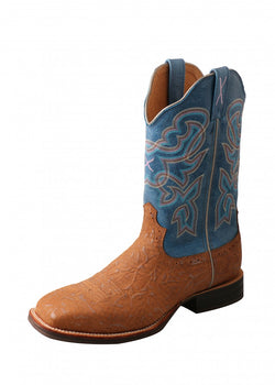 Twisted X Ladies Blue Ruff Stock Boot