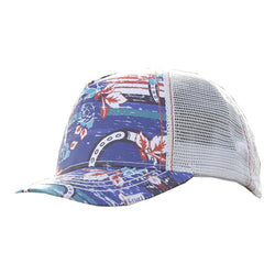 Cruel Girl Ladies Horseshoe Floral Print Trucker Cap