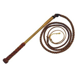 Stockmaster Red Hide Stockwhip 6 Plait