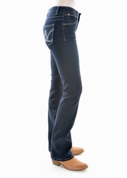 Wrangler Jackson Jewels Mid Rise 34 Leg Jeans