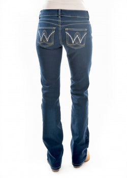 Wrangler Ladies Carolina Breakaway Mid Rise 34 Leg Jean