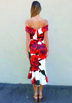 Tea Berry Rose Dress