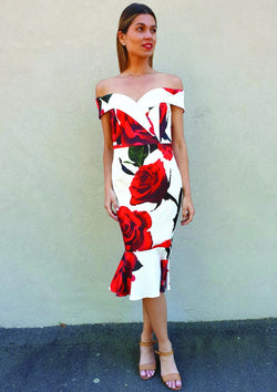 Tea Berry Rose Dress
