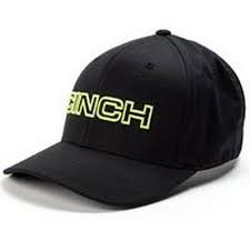 Cinch Men's Black Flex Fit Cap