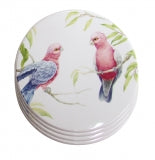 Galah Print Coasters Set of Four