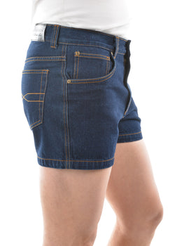 Hard Slog Men's Stretch Denim Shorts 4 Inch Leg