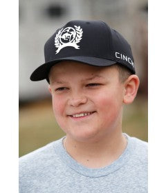 Cinch Boy's Black Logo Cap