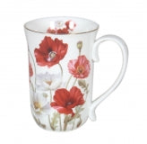 Poppy Oval Bottom Mug