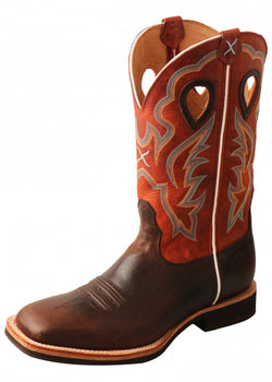 Twisted X Men's Orange Horseman Boot