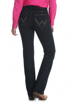 Wrangler Ladies Dark Dynasty Q-Baby Ultimate Riding Jeans