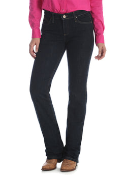 Wrangler Ladies Dark Dynasty Q-Baby Ultimate Riding Jeans